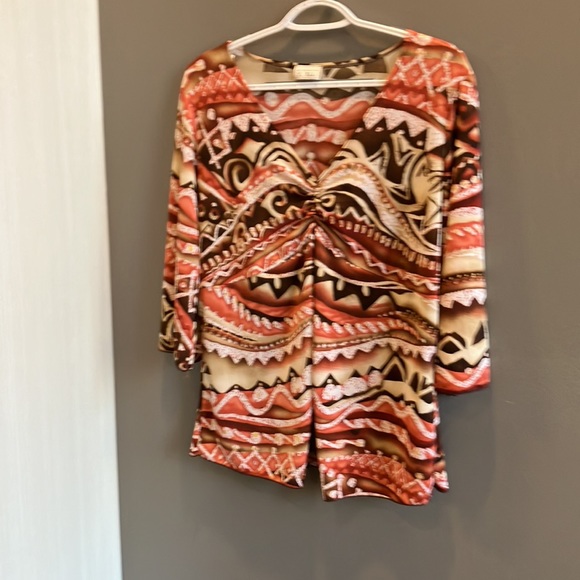 La Kohaki Women’s Multi Colored Layered Blouse Size Medium - Picture 3 of 14